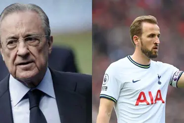 The incredible reaction of Florentino for the 200 million requested by Tottenham for Kane to sign at Real Madrid 