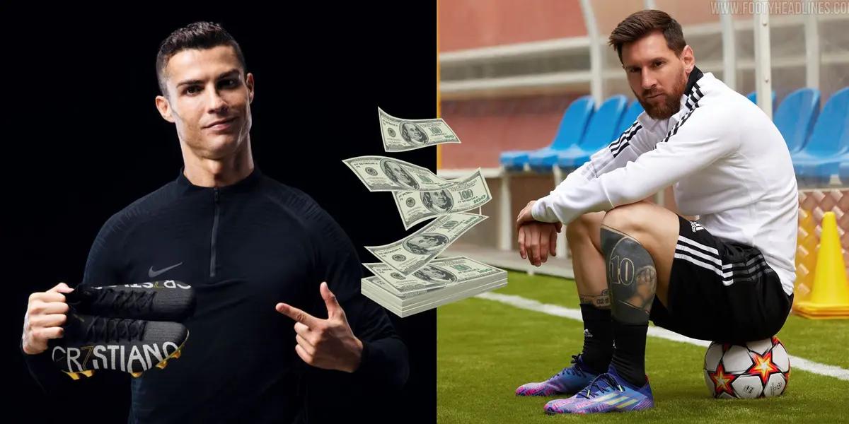 The incredible salary that Lionel Messi receives per year by signing with Adidas.
