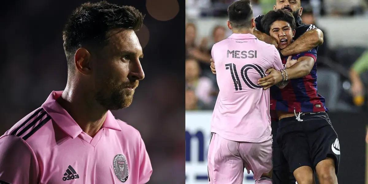 The incredible tackle of Lionel Messi's bodyguard