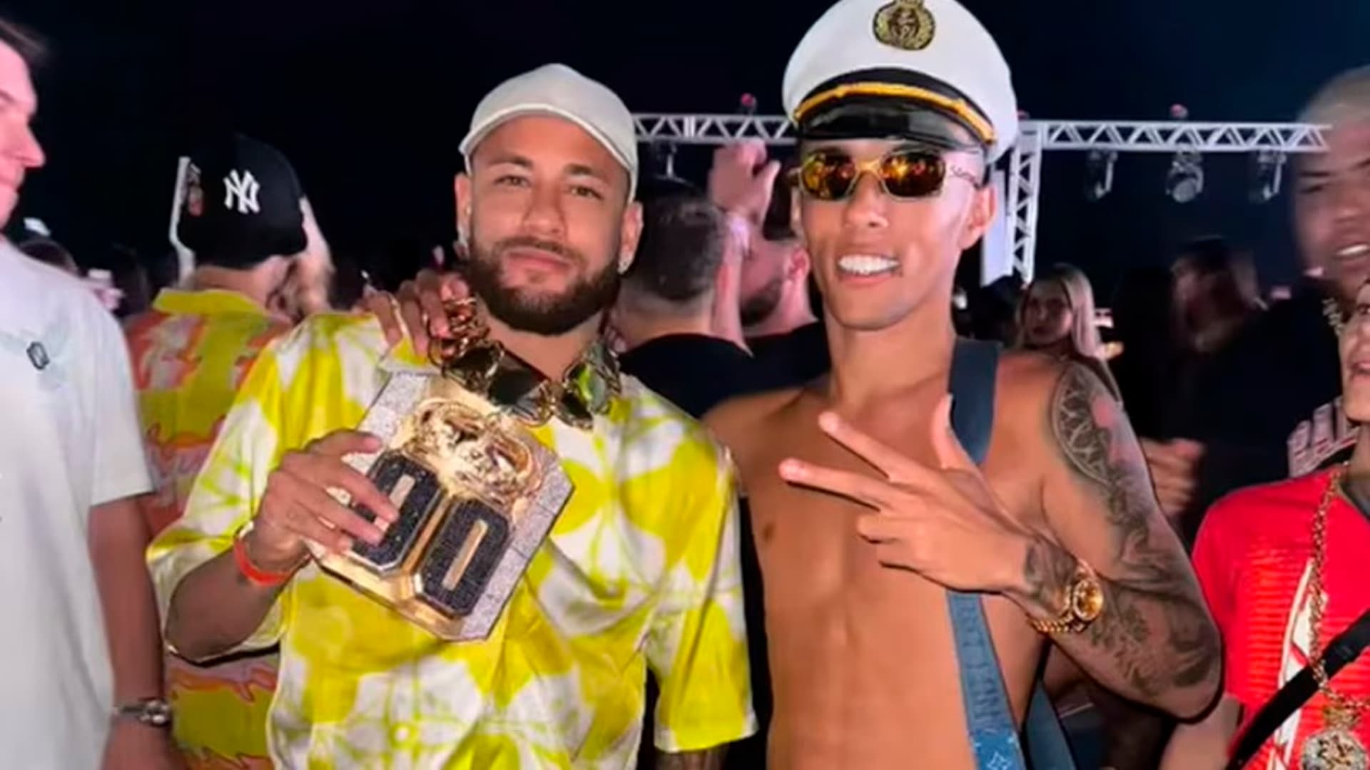 The influencer was part of the experience organized by Neymar Jr, a player for Al-Hilal of Saudi Arabia.