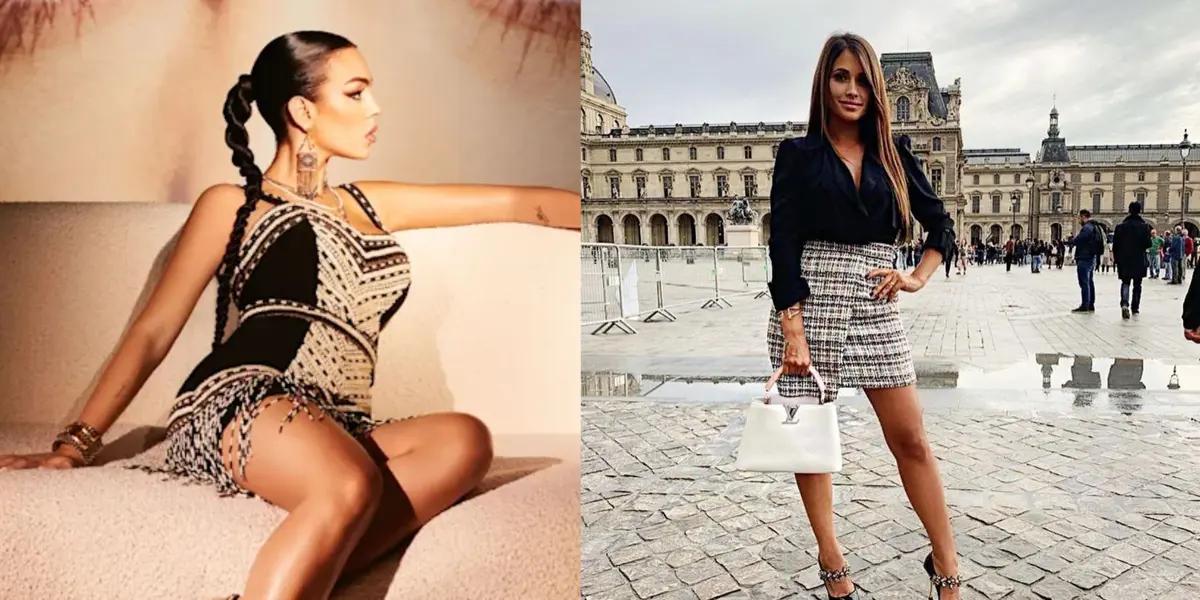 The interesting contrast between Georgina and Antonella...