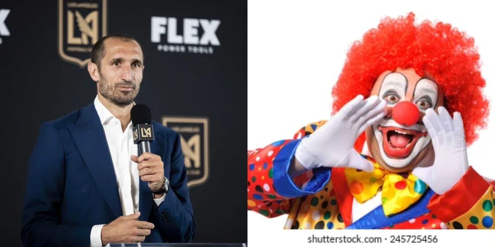 The Italian defender made a rather comical mistake