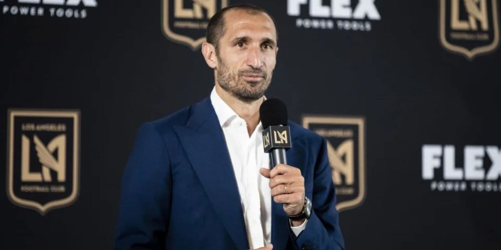The Italian defender was left on the bench against the LA Galaxy