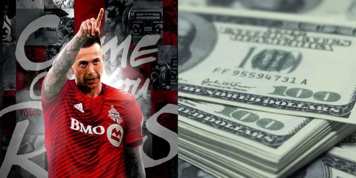 The Italian midfielder was introduced to his new club and feels happy