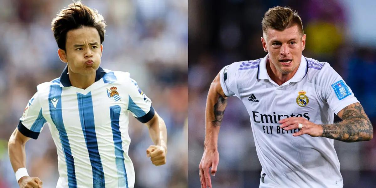 The Japanese player had a great performance against Real Madrid