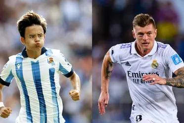 The Japanese player had a great performance against Real Madrid