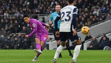 The Korean surprised everyone with a stunning goal in the 7th minute to make it 1-0.
