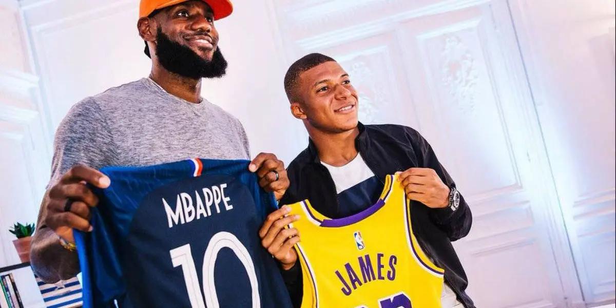 The Kylian Mbappé x Nike LeBron 18 sneakers are starting off this new year 2021 very strong