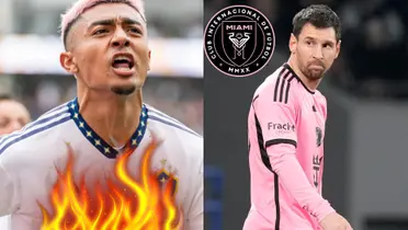 The LA Galaxy star who gives a low blow to Messi after the tie in the MLS