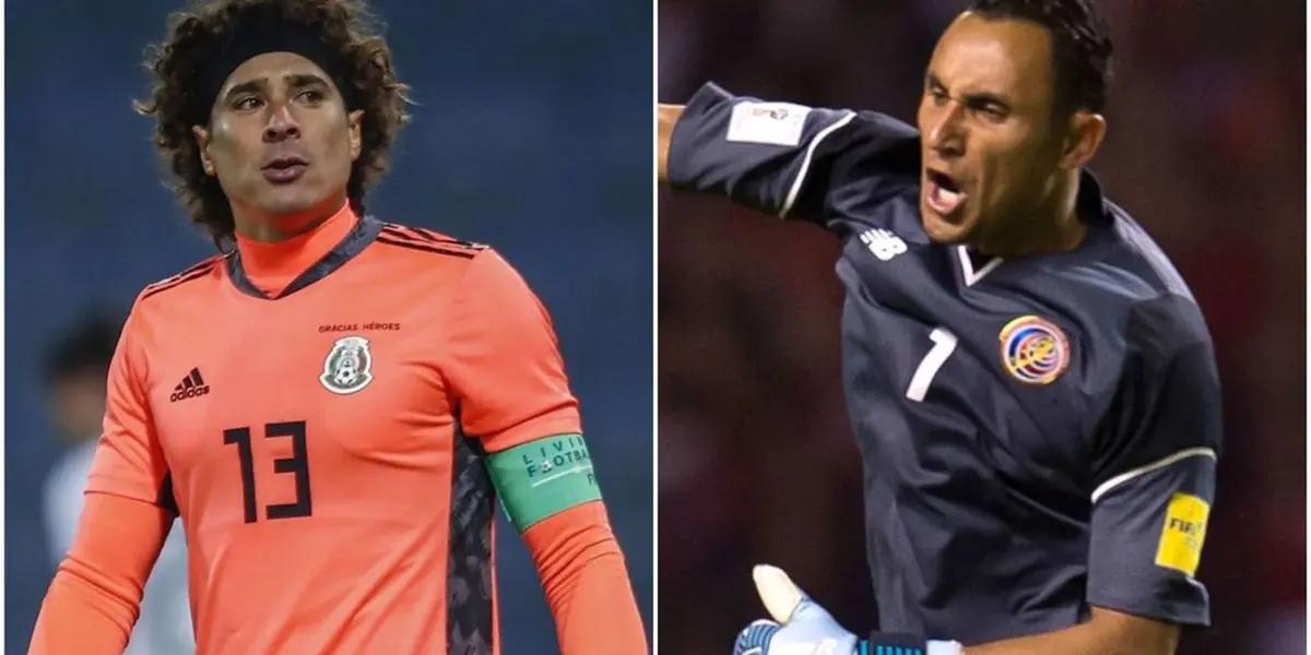 The lesson Navas teaches Ochoa, all because the Mexican goalkeeper decided to return early to Mexico.
