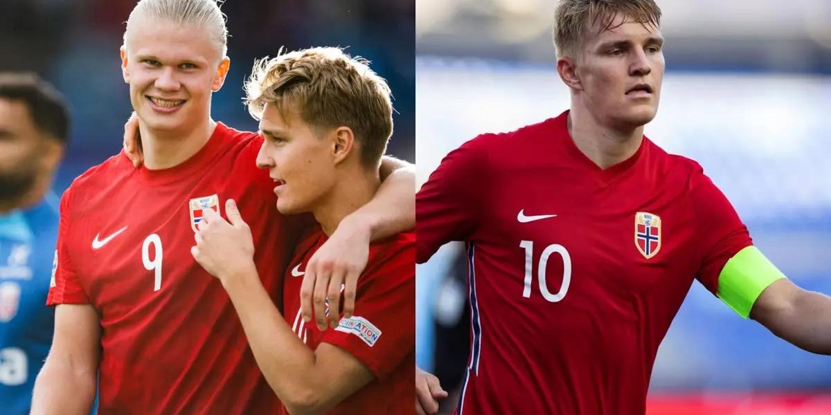 The lineup of the Norwegian team to face Spain