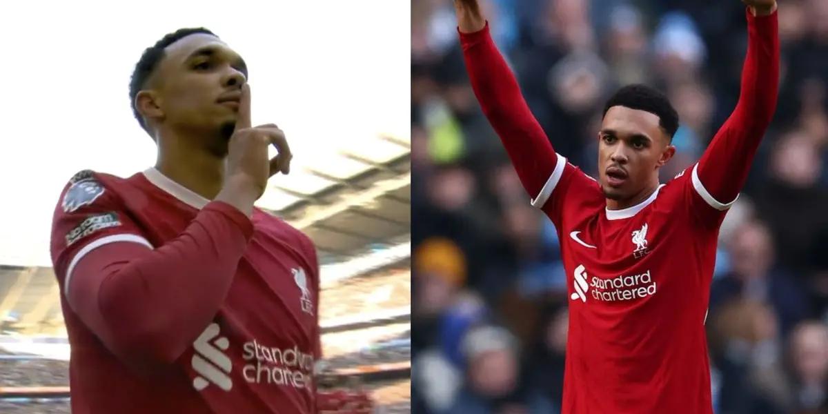 The Liverpool FC defender scored the equalizing goal against Manchester City