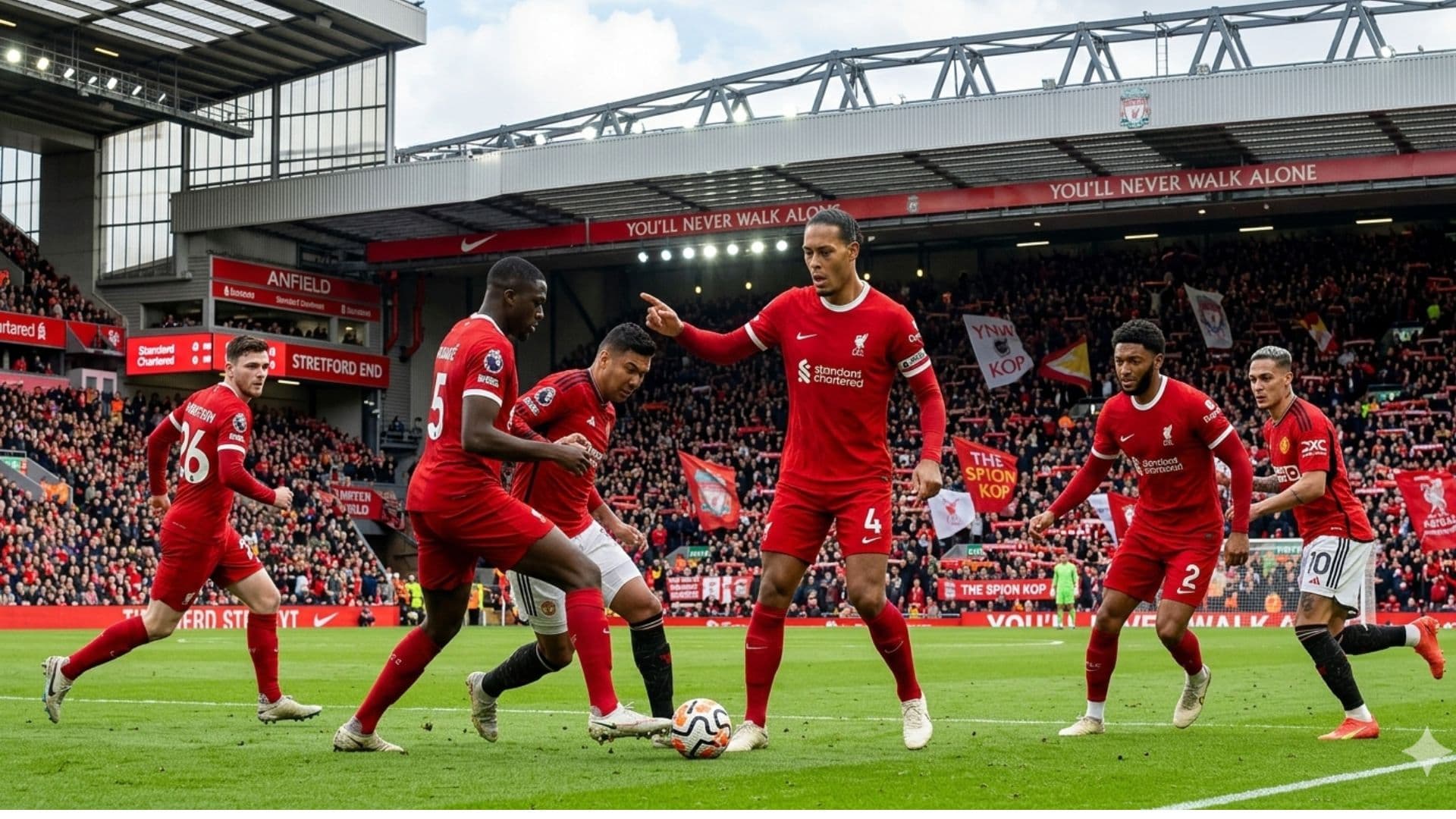 The Liverpool's defender who is set to leave the team at the end of the season - Picture created by AI