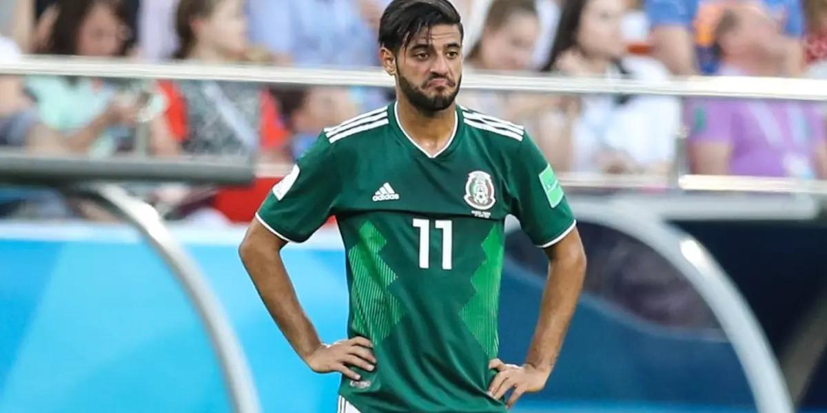 The Los Angeles Football Club player informed Gerardo Martino that he will not be part of the Mexican team