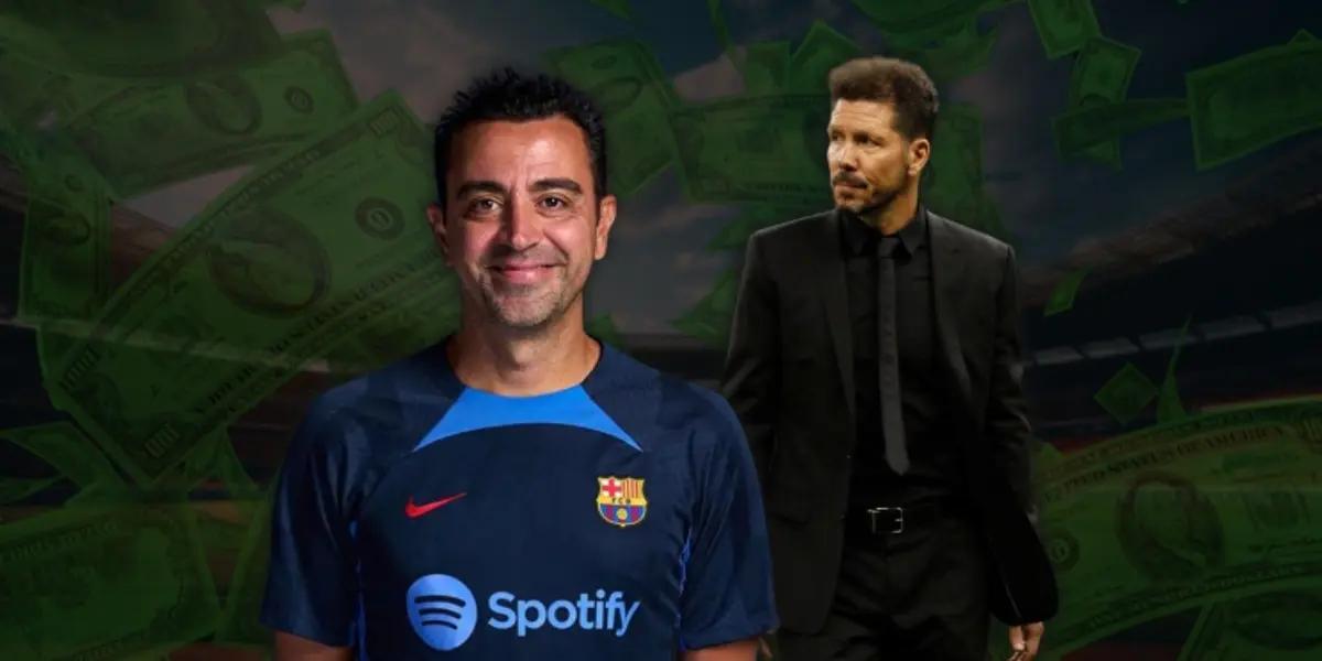 The main coach of FC Barcelona receives figua salary much lower than those received by the Argentine coach.