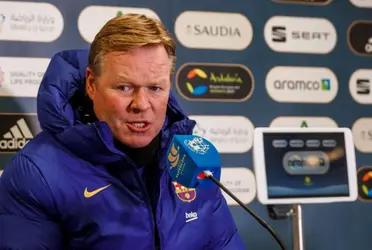 The manager admitted that one player does not agree with the project of the club and wants to play somewhere else, but Koeman told him that he will stay anyway.
