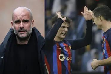 The Manchester City coach said that FC Barcelona is the club of his love, but the low blow that gives them on the last day of the transfer market