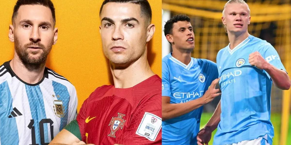The Manchester City player chose between Cristiano Ronaldo and Messi, surprises everyone
