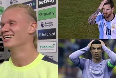 The Manchester City player, Erling Haaland, confessed to his idol, he is not Messi or Ronaldo