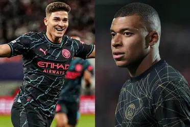 The Manchester City striker is standing out more than the PSG striker.