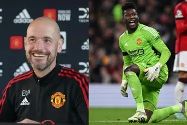 The Manchester United coach sent important praise to the African goalkeeper