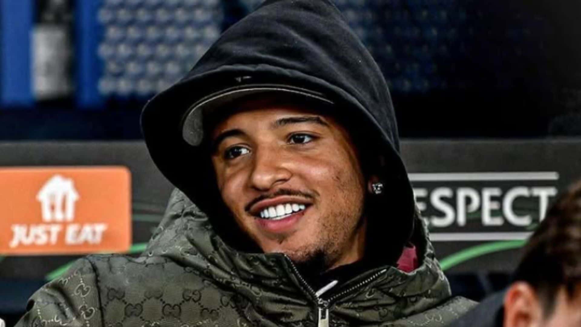 The Manchester United's plan with Jadon Sancho after his bad performance in Aston Villa - Instagram @sancho