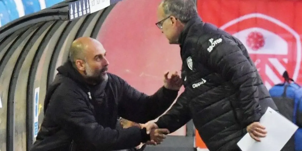 The match between Leeds and Manchester City ended 1-1 and the two coaches were observed very happy to face each other.