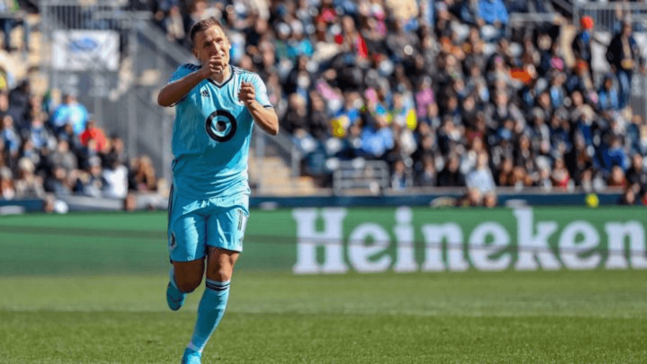 The match ended 1-1 with Cory Burke scoring for the Loons.
