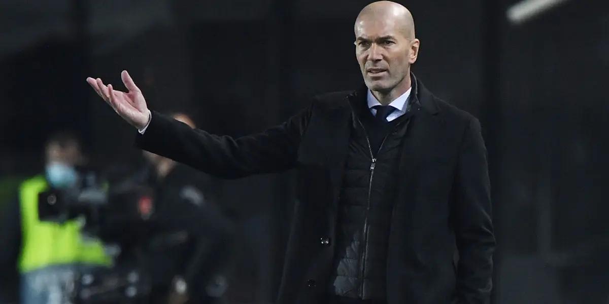 The Merengue coach spoke at a press conference