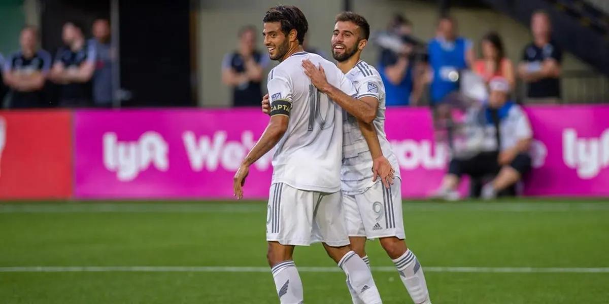 The Mexican attacker played some minutes in the victory of his team against Houston Dynamo, orchestrated by the Uruguayan attacker.