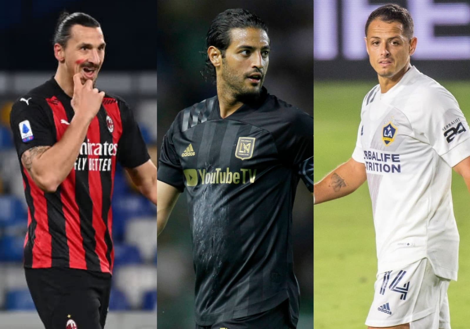 The Mexican attacker was compared with the Swedish legend, but end the season at the MLS in a level similar to the one of his compatriot.