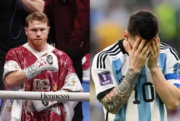 The Mexican boxer did not hesitate to send a strong message to the Argentine soccer player