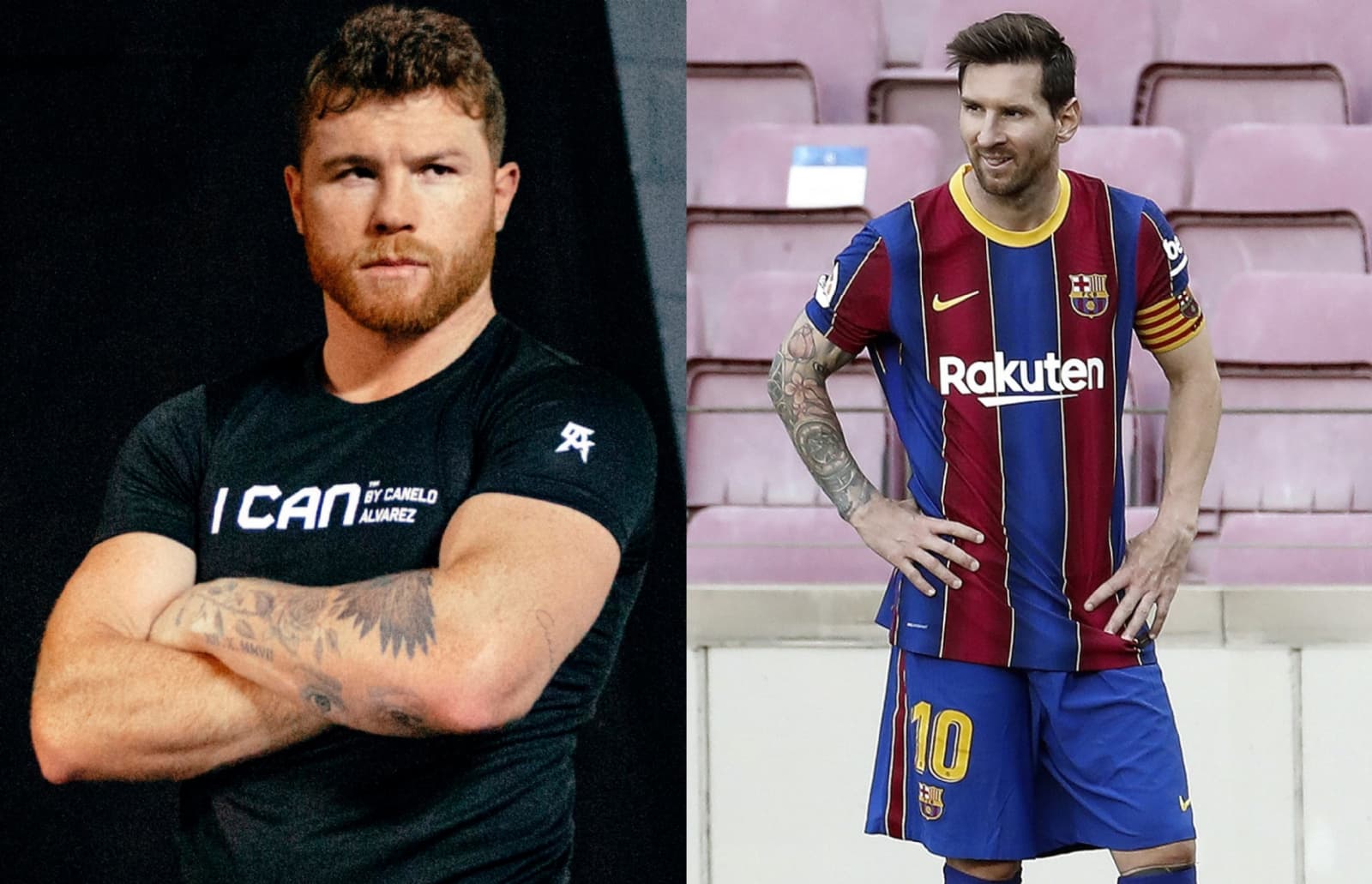 The Mexican boxer wore a model similar to the one that the soccer player usually uses
