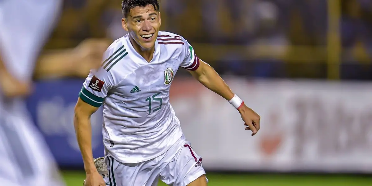 The Mexican defender from Monterrey was in charge of opening the scoring against El Salvador for matchday 6 of the Qatar 2022 Qualifiers.