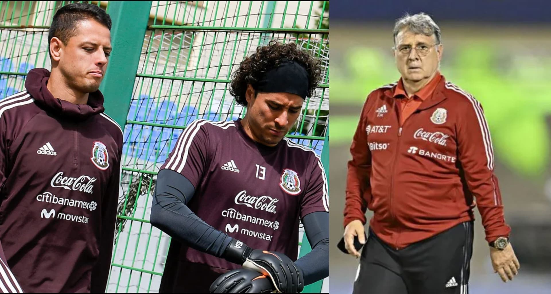 The Mexican goalkeeper referred to Chicharito's current form, something that did not please Martino.