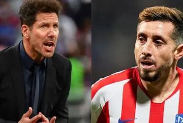 The Mexican midfielder Héctor Herrera has been fighting for a spot in the starting team for long. Now, Simeone has complicated him once again.