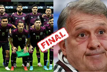 The Mexican national team loses an element, who had good conditions, but had no chance with Gerardo Martino. Farewell to the World Cup. 