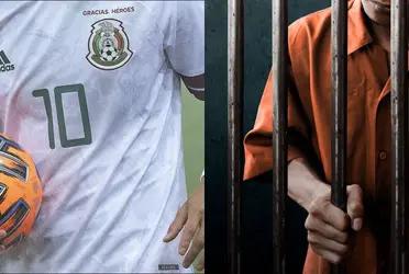 The Mexican player who was given the ten del Tri clothes did not go well at all and now he could have a problem with the law