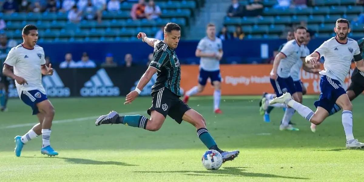 The Mexican scored both goals as the California team salvaged a draw in the friendly against DC United.
