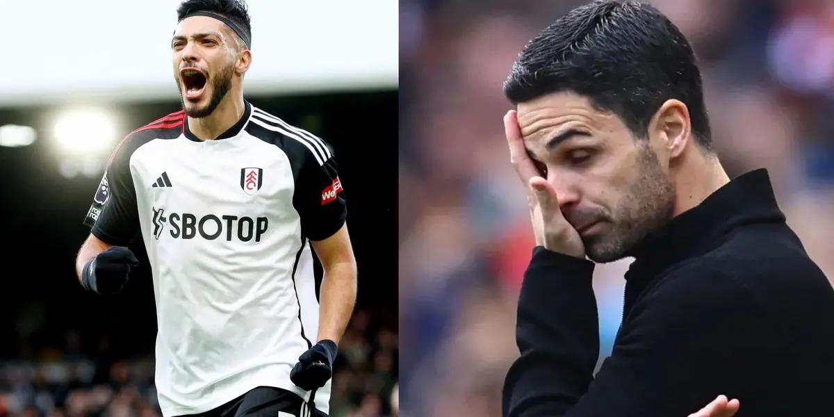 The Mexican scores for Fulham in the final match of 2023