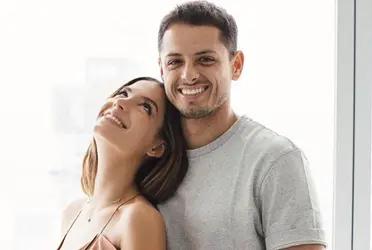 The Mexican striker and the Australian model have two children and have a good relationship