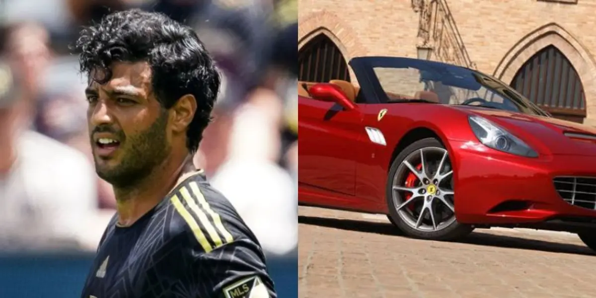 The Mexican striker has good taste in cars