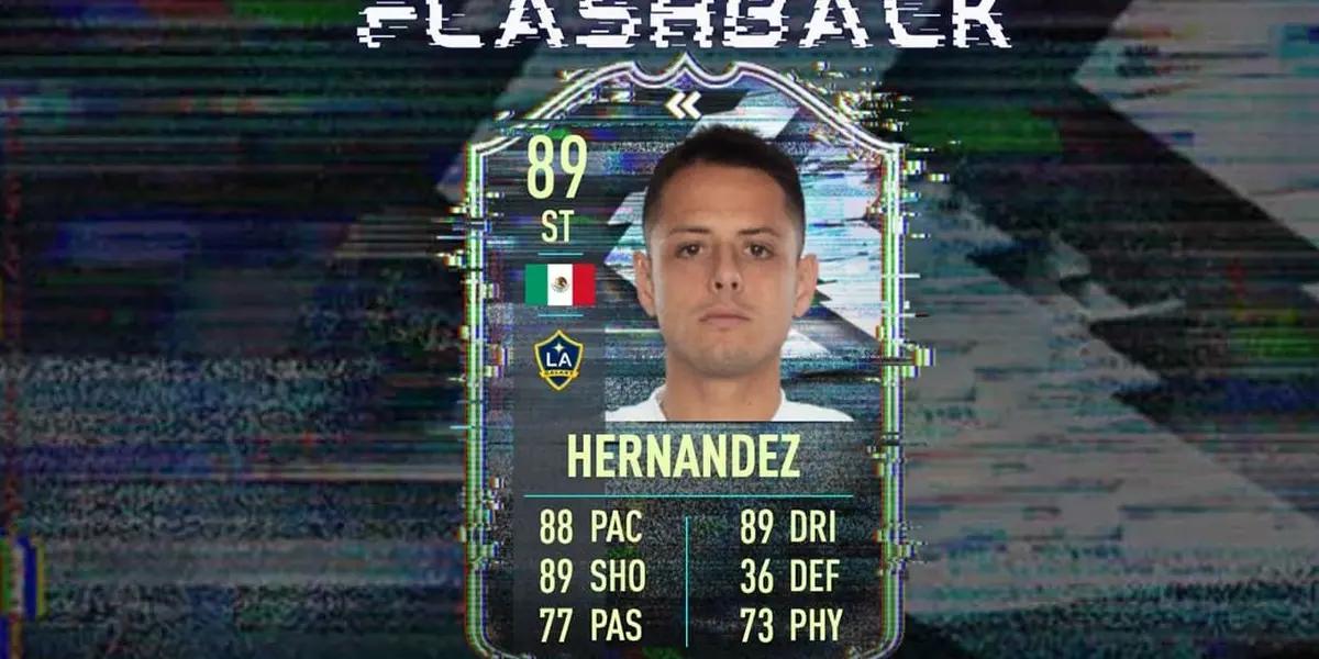 The Mexican striker's one of the most prominent players in the popular video game