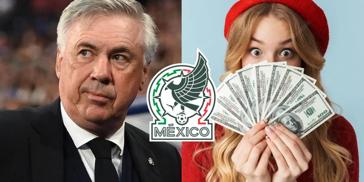 The Mexican was in the orbit of Real Madrid and now his wife helps him financially.