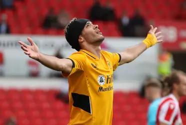 The Mexican was injured with Wolverhampton and therefore was not fielded in the match against Brentford and from there, alarm bells rang in the Mexican national soccer team.