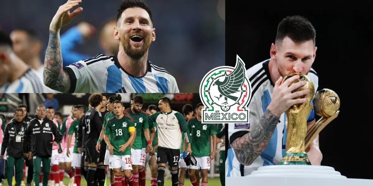 The Mexican who celebrated the title with Lionel Messi and now he is banned from the Mexican national team