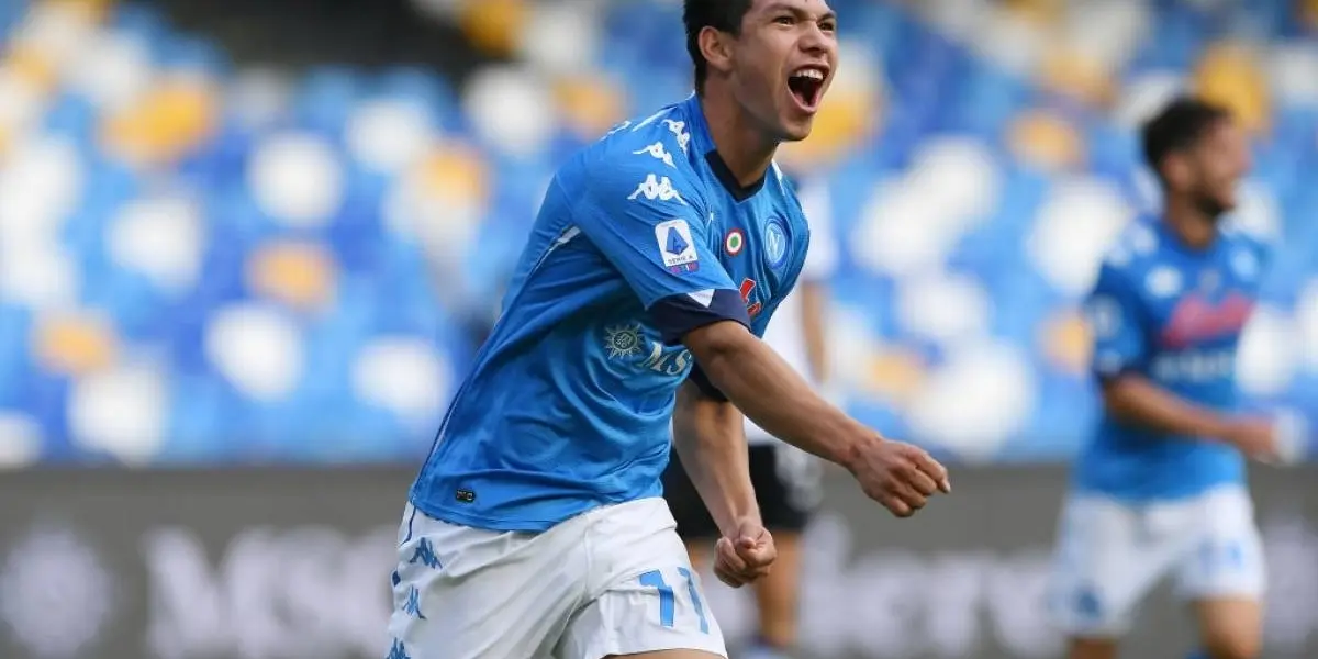 The Mexican winger scored a special goal for Napoli against Hellas Verona, that will never be ignored in the statistics.