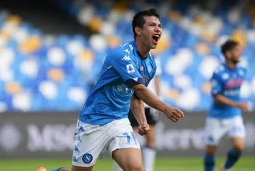 The Mexican winger scored a special goal for Napoli against Hellas Verona, that will never be ignored in the statistics.