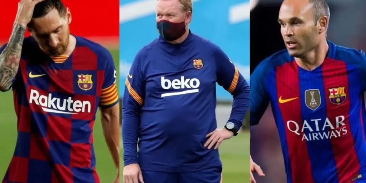 The midfielder formed in La Masía was set to be the new Iniesta, but the Dutch coach had different plans for him and sent him out of the club.