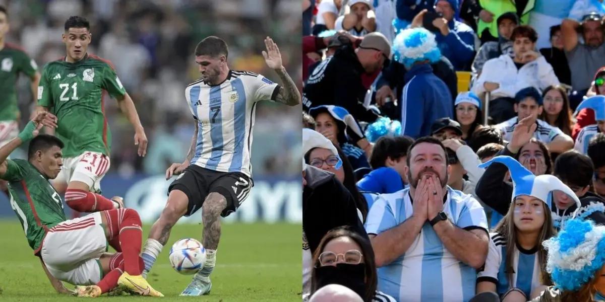 The midfielder had a weak game but he improved in the second half and at the end, he revealed something that caused surprise.